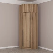 Minar Kale210 1 Kapaklı Köşe Dolap + Yüklük Dore Dore Plus thumbnail 1