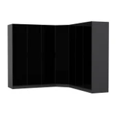 Minar Kale 190 7 Füme Cam Kapaklı 4Ç Köşe Dolap Antrasit Füme Cam thumbnail 7