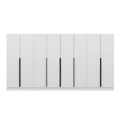 Minar Kale Plus190 8 Mebran Kapaklı 2Ç Dolap Beyaz Mebran thumbnail 6