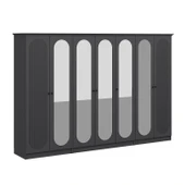 Minar Kale 190 7 Kapak 5A 2Ç Dolap Antrasit - Mebran Defne Ayna Antr thumbnail 5