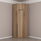 Minar Kale210 1 Kapaklı Köşe Dolap + Yüklük Dore Dore Plus thumbnail 2