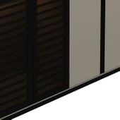 Minar Star 6 Kapaklı Mbrn Dolap Soft- Kumtası Siyah thumbnail 7