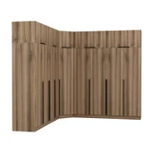 Minar Kaleplus190 9 Kapaklı 4 Çekmeceli Köşe Dolap Dore Dore Plus + Yüklük thumbnail 4