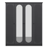 Minar Kale 190 4 Kapak 2A 2Ç Dolap Antrasit - Mebran Defne Ayna Antr thumbnail 7