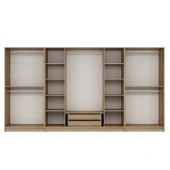 Minar Kale Plus190 8 Kapaklı 2Ç Dolap Dore Plus Dore Füme Cam thumbnail 7