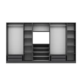 Minar Kale190 6 Kapaklı 4 Çekmeceli Tv Modüllü Dolap Antrasit thumbnail 7