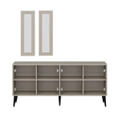 Minar Prıme Konsol Aynalı Set - Kumtaşı (Konsol+Ayna Pano) thumbnail 5