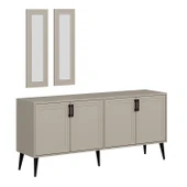 Minar Prıme Konsol Aynalı Set - Kumtaşı (Konsol+Ayna Pano) thumbnail 6