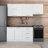 Minar 210 Cm Mutfak Dolabı Beyaz 210-B4 thumbnail 1