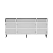 Minar Elina Ayaklı Konsol Aynalı Beyaz-Antrasıt thumbnail 6