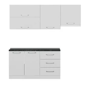 Minar 210 Cm Mutfak Dolabı Beyaz 210-B4 thumbnail 5