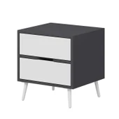 Minar Elina Ayaklı Komodin Antr-Beyaz thumbnail 6