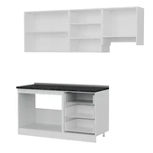 Minar 210 Cm Mutfak Dolabı Beyaz 210-B4 thumbnail 4