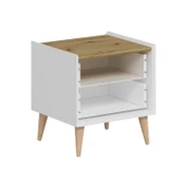 Minar Mitra Komodin 2C-Düz Beyaz-Artisan thumbnail 6