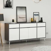 Minar Elina Ayaklı Konsol Antr-Beyaz thumbnail 4