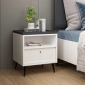 Minar Lara Komodin 1C - Beyaz thumbnail 1