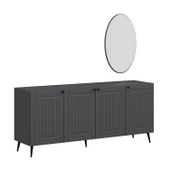 Minar Kale Aynalı Konsol İlkbahar - Antrasit Antrasit thumbnail 5