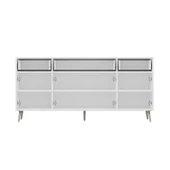 Minar Elina Ayaklı Konsol Aynalı Beyaz-Kumtaşı thumbnail 6