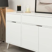 Minar Elina Ayaklı Konsol Beyaz-Beyaz thumbnail 3