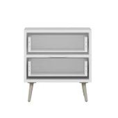 Minar Elina Ayaklı Komodin Beyaz-Kumtaşı thumbnail 7