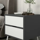 Minar Elina Ayaklı Komodin Antr-Beyaz thumbnail 3