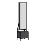 Minar Elegante Aynalı Takı Dlb-Antrasit Siyah - 6