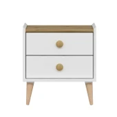 Minar Mitra Komodin 2C-Düz Beyaz-Artisan thumbnail 5