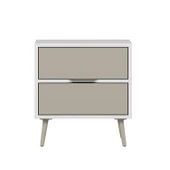 Minar Elina Ayaklı Komodin Beyaz-Kumtaşı thumbnail 4