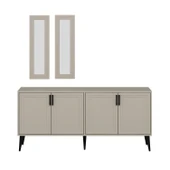 Minar Prıme Konsol Aynalı Set - Kumtaşı (Konsol+Ayna Pano) thumbnail 7