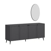 Minar Kale Aynalı Konsol Pandora - Antrasit Antrasit thumbnail 5