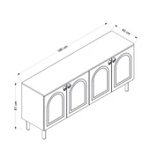 Minar Lotus Konsol-Beyaz-Artisan thumbnail 8