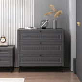 Minar Kale Şifonyer İlkbahar - Antrasit Antrasit thumbnail 1