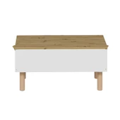 Minar Lotus Orta Sehpa-Beyaz-Artisan thumbnail 6