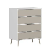 Minar Elina Ayaklı Şifonyer Beyaz-Kumtaşı thumbnail 4