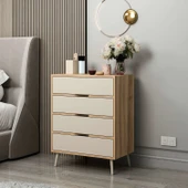 Minar Elina Ayaklı Şifonyer Dore-Kumtaşı thumbnail 1