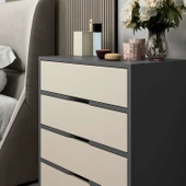 Minar Elina Ayaklı Şifonyer Antr-Kumtaşı thumbnail 3