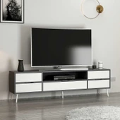 Minar Elina Ayaklı Tv Ünitesi Antr-Beyaz thumbnail 3