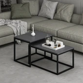 Minar Leka Metal Orta Sehpa-Antrasit Siyah thumbnail 1