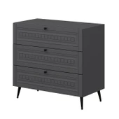 Minar Kale Şifonyer İlkbahar - Antrasit Antrasit thumbnail 6