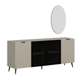 Minar Kale Plus Set1 Tv + Orta Sehpa + Aynalı Konsol Kumtaşı - 5
