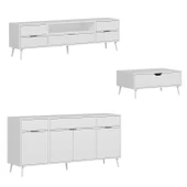 Minar Elina Set1 Beyaz-Beyaz thumbnail 4