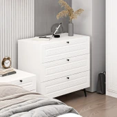 Minar Kale Şifonyer İlkbahar - Beyaz Beyaz thumbnail 3