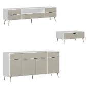 Minar Elina Set1 Beyaz-Kumtaşı thumbnail 4