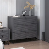 Minar Kale Şifonyer Pandora - Antrasit Antrasit thumbnail 3