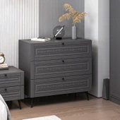 Minar Kale Şifonyer İlkbahar - Antrasit Antrasit thumbnail 3