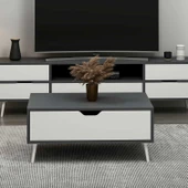 Minar Elina Ayaklı Orta Sehpa- Antr-Beyaz thumbnail 3