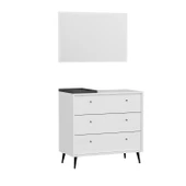 Minar Lara Şifonyer 3C - Beyaz thumbnail 5