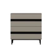 Minar Star Şifonyer 4C Soft - Kumtası Siyah thumbnail 4