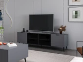 Minar Kale Tv Ünitesi Plus - Antrasit Antrasit Füme Cam - 2