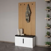 Minar Kale Dekor Panel Ayakkabılık Minderli Byz Mbrn Çizgili Byz thumbnail 3